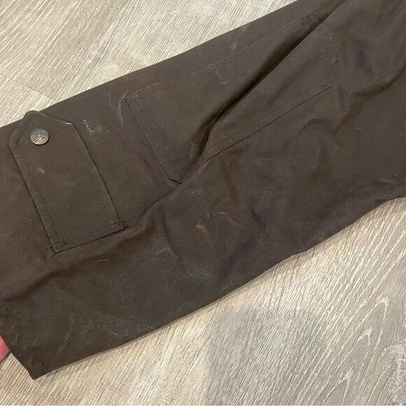 Outback Trading Company Oilskin Slicker Brown Coat Jacket Size Medium - Picture 3 of 7